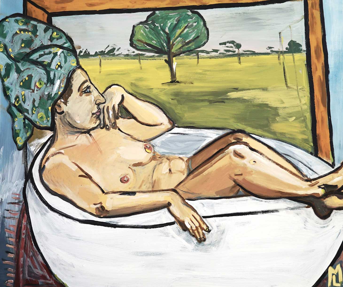 Woman in a Bathtube